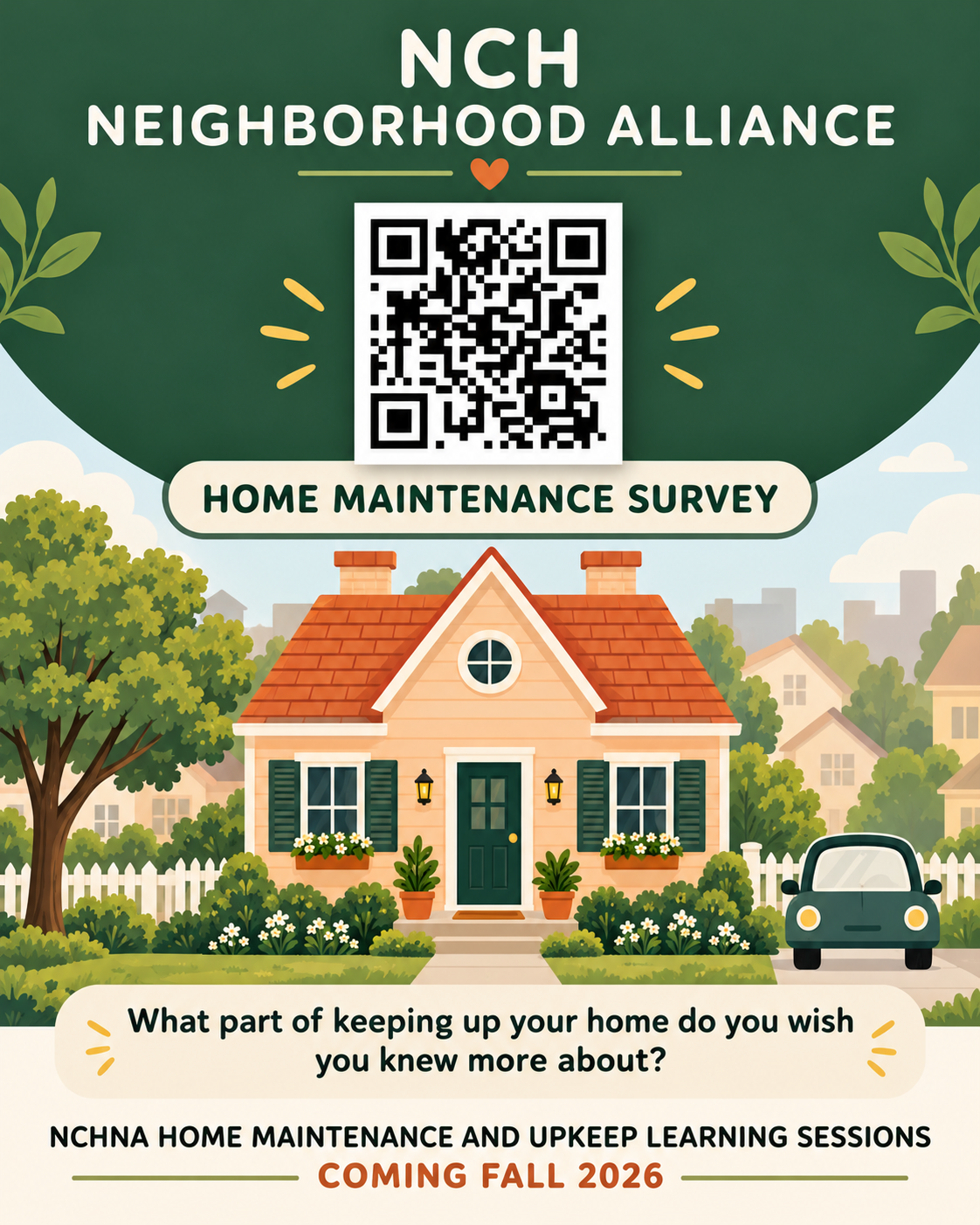 Home Maintenance Survey invitation