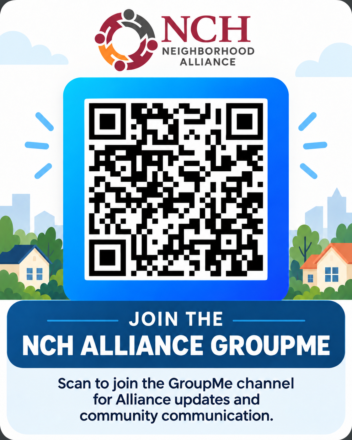 Join the NCH Alliance GroupMe poster